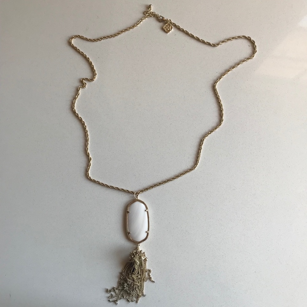 Kendra Scott Rayne necklace in white